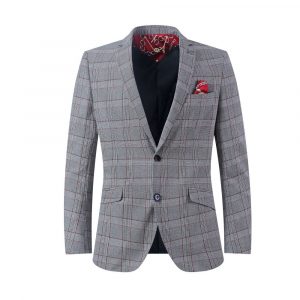 Elie Balleh Checked Blazer: Classic with a Twist