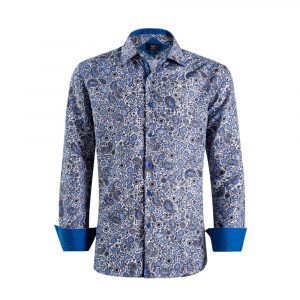 CEBSH3651B11jpg Elie Balleh Womens Paisley Print Shirt
