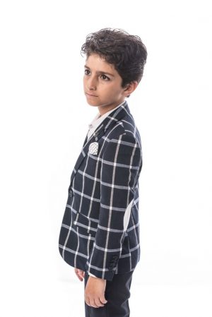 Stylish sports coat jacket designed for boys with a modern fit