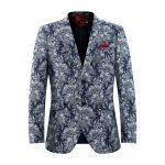 Floral Brocade Blazer for Women