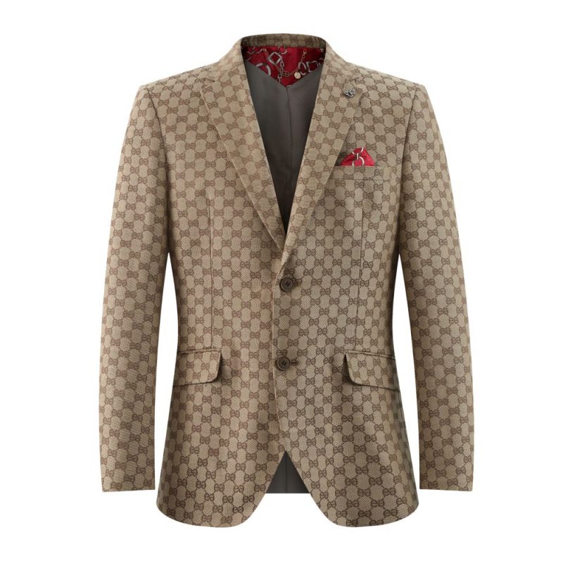 Womens Logo Brocade Blazers