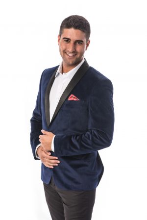 Velvet Slim Fit Tuxedo for Men