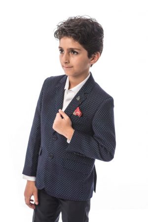 Elie Balleh Boy's Digital Rain Blazer: Stylish Protection