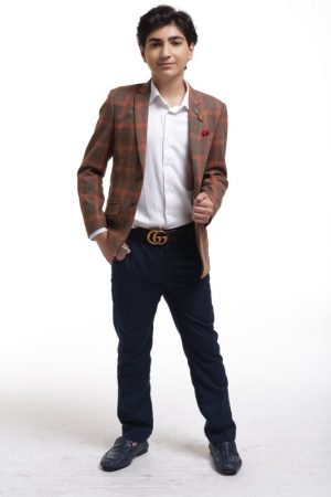 Premium Wool Checkered Blazer - Elie Balleh