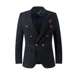 Elie Balleh womens waffle weave blazer