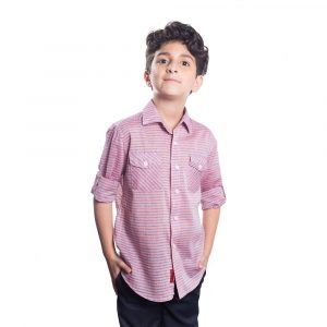 Elie Balleh's Slim Fit Striped Shirt For Boys