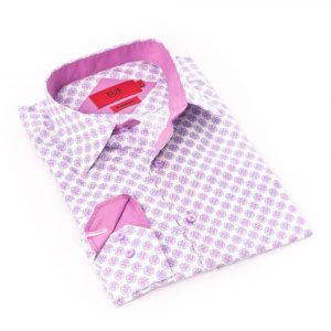 Elie Balleh Boys Slim Fit Printed Button-Down Shirt