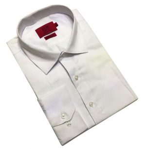 Elie Balleh Boys White Tone On Tone Button Down Shirt