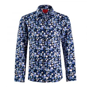 Slim Fit Dot Print Shirt