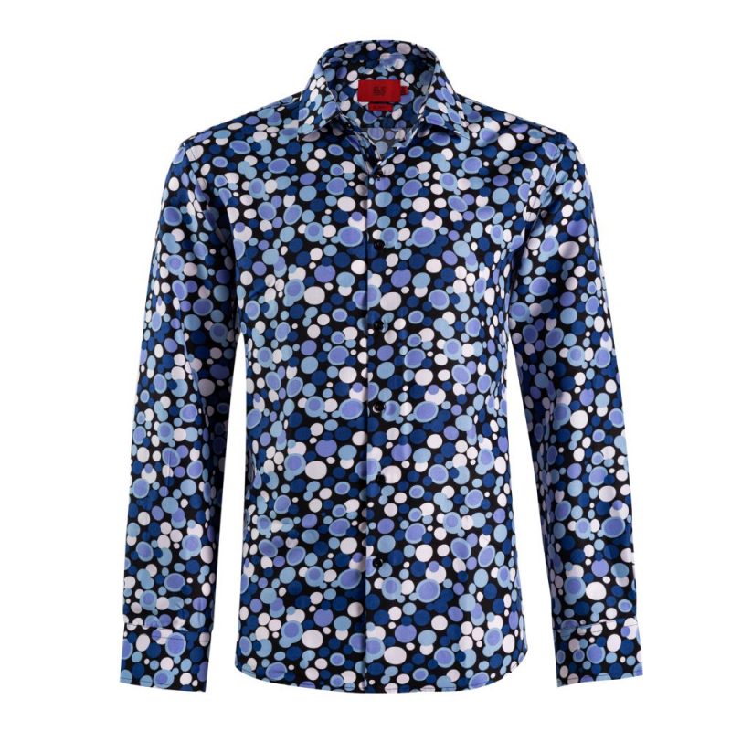 Slim Fit Dot Print Shirt