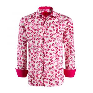 Slim Fit Floral Sport Shirt