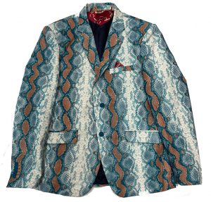 Elie Balleh Boys Snakeskin Blazer
