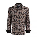 Trendy Slim Fit Paisley Sport Shirt