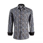 Elie Balleh Womens Slim Fit Paisley Sport Shirt